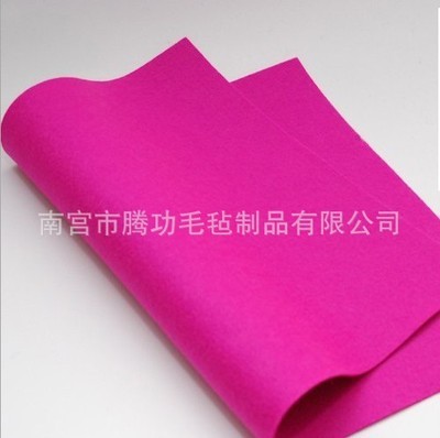 【本公司常年专业生产彩色化纤毛毡 包包专用毡 各种工艺品毡】价格,厂家,图片,无纺布/非织造布,南宫市腾功毛毡制品-